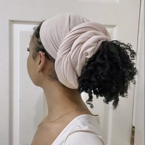 mini twists with headwrap