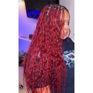 Red Mermaid Braids