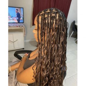 Brown Goddess Braids 