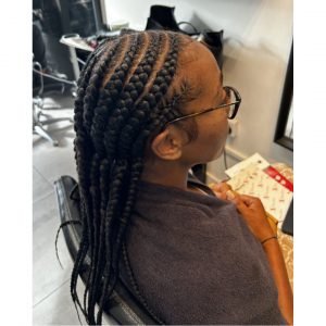Large Feed In Braids