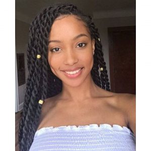 Havana twists with hair rings