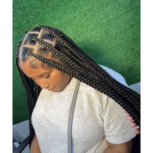 Jumbo knotless braids 