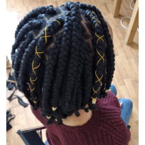 larg box braids bob