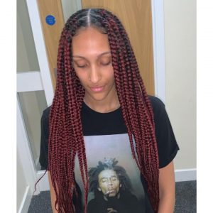 Large knotless braids