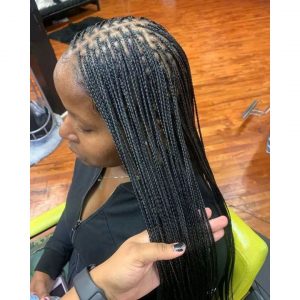 Micro knotless braids