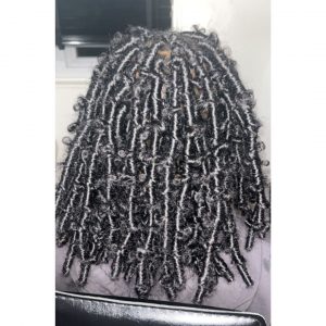 shoulder length butterfly locs