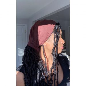 Soft Locs and Head Wrap