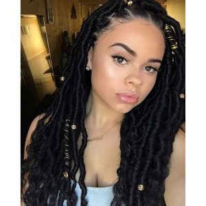 Soft Locs with Hair Jewellery