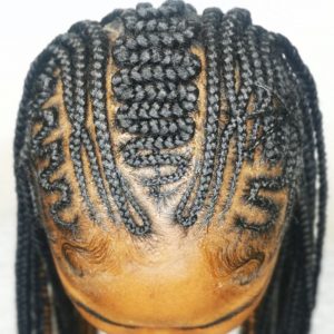 freestyle Fulani braids