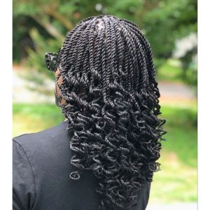 Kinky twists with curly ends