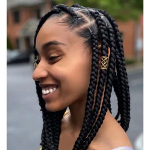 large short box braids