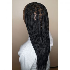 medium knotless braids