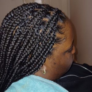 medium knotless braids