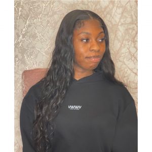 wavy closure wig