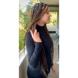 medium knotless braids