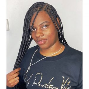 small knotless box braids