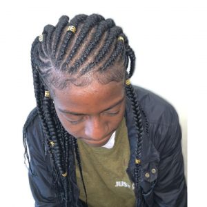 medium fulani braids