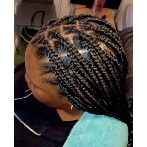 medium knotless braids