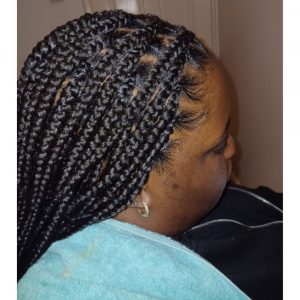 medium knotless braids