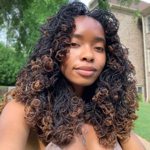 Sisterlocks with Coloured Ends