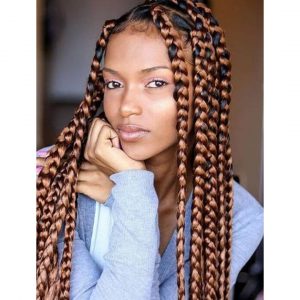 Coloured Jumbo Braids