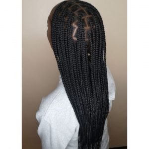 medium knotless braids