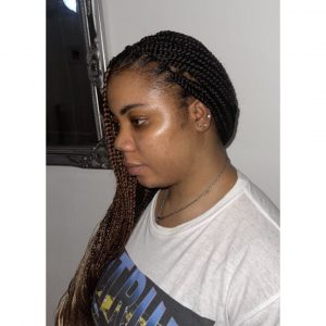 medium knotless braids