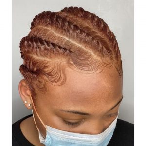 brown flat twists