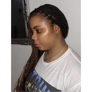 medium knotless braids