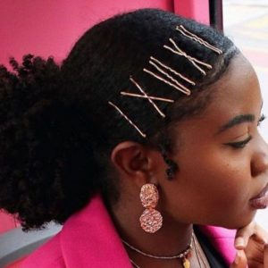 Natural Hair with Clips