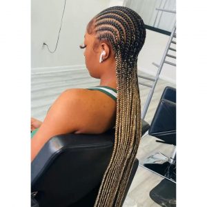 Ombre Feed In Braids