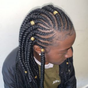 medium Fulani braids