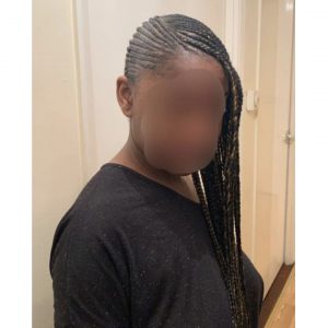 small lemonade braids front view