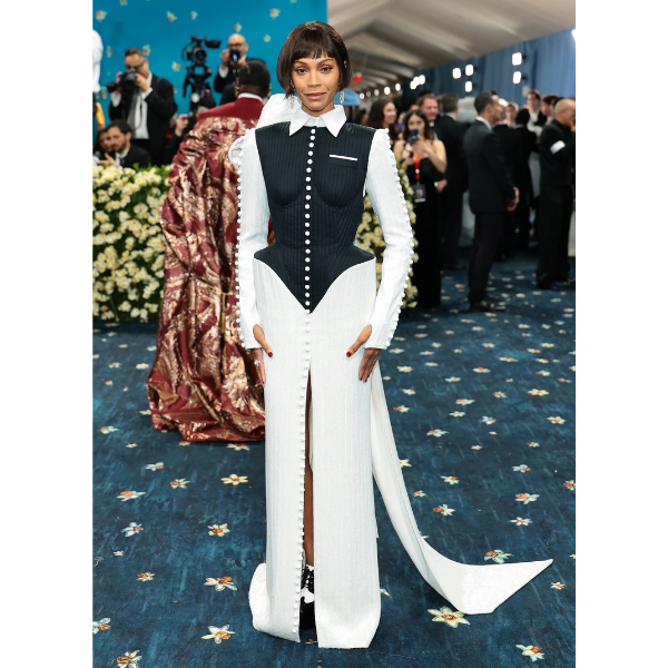 Zoe Saldaña Met Gala 2025 Black Dandyism FroHub