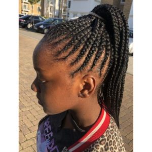 feed in ponytail