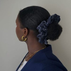 sleek bun