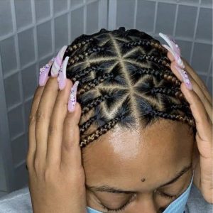 triangle part braids