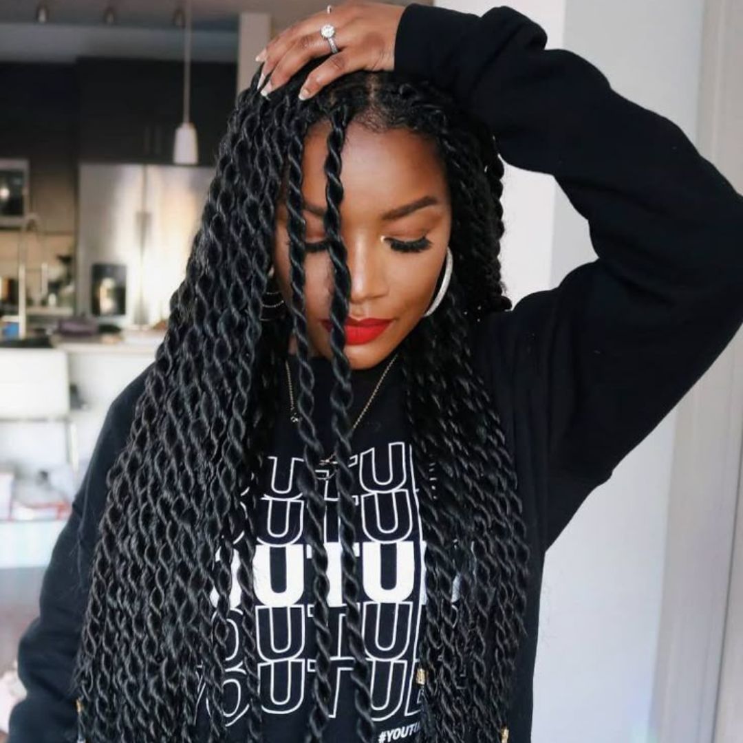 black senegalese twists Stratford Afro hairdressers near me FroHub