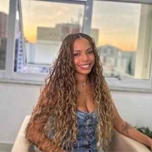 blonde goddess braids