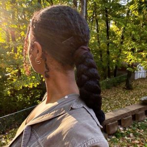 braided ponytail