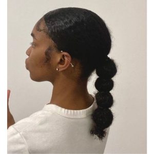 bubble ponytail