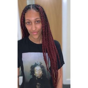 large knotless braids