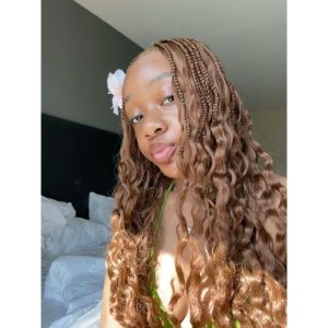 brown mermaid braids