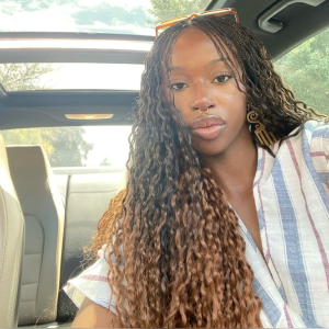 Micro Braids with Curly Ends