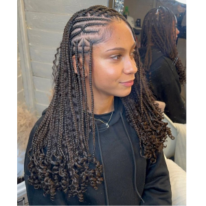 Short Fulani Braids