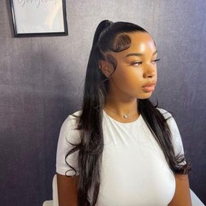 Slick Back Half Up Half Down