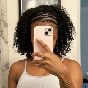 cornrows with leave out on natural hair FroHub