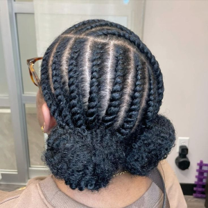 flat twists on natural hair FroHub