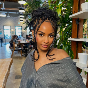 updo on braids FroHub