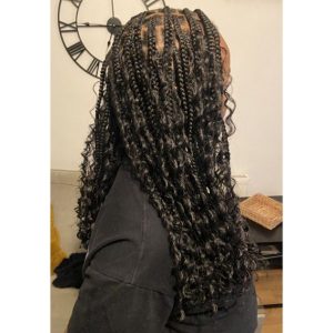 medium boho braids Afro Hairdressers in Dagenham near me FroHub